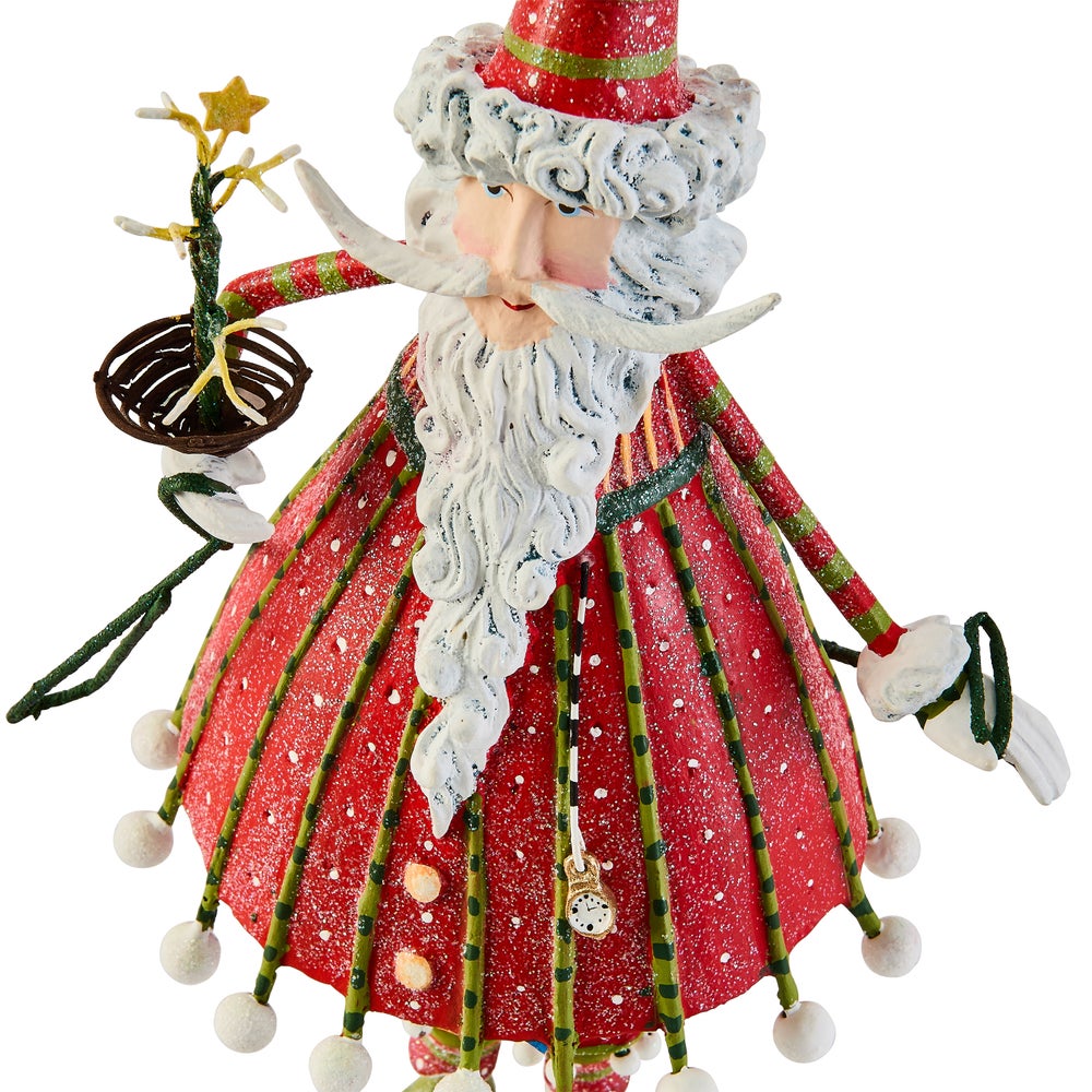 MACKENZIE-CHILDS Mackenzie-chilllds Patience Brewster Dash Away Dashing Santa Figure - Image 8