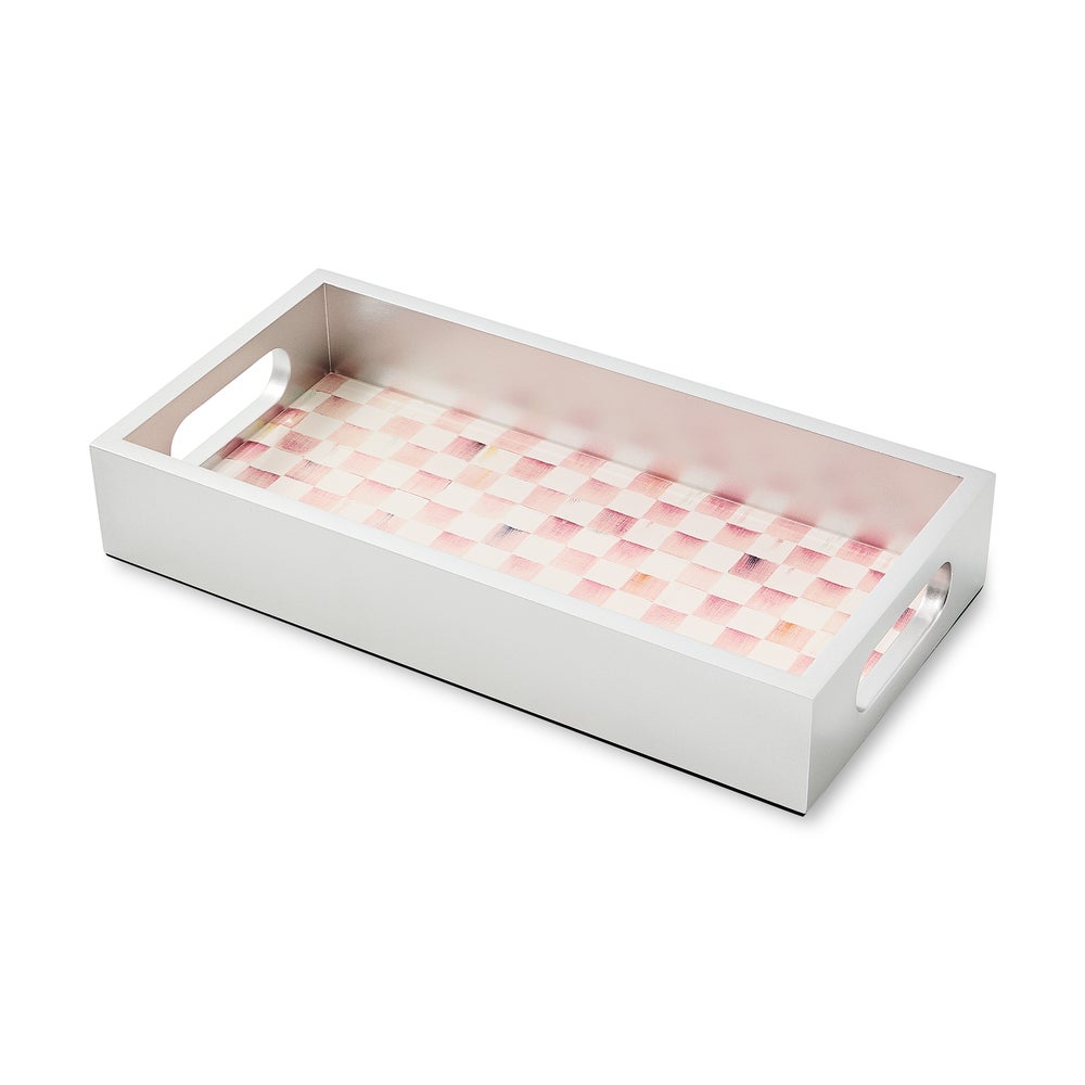 MACKENZIE-CHILDS Mackenzie-chilllds Rosy Check Glass Bath Collection - Image 4