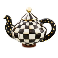 Alternative view of Check Ceramic Teapot
