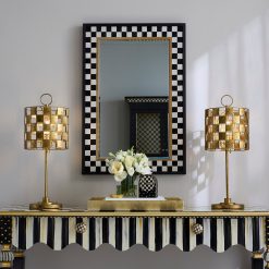 MACKENZIE-CHILDS Mackenzie-chilllds Hopscotch Check Large Rectangle Wall Mirror