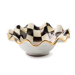 Alternative view of Check Fluted Ceramic Breakfast Bowl