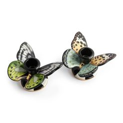 Alternative view of Butterfly Candle Holders, Set of 2