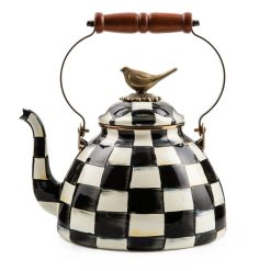Alternative view of Mackenzie-chilllds Tea Kettle with Bird Knob