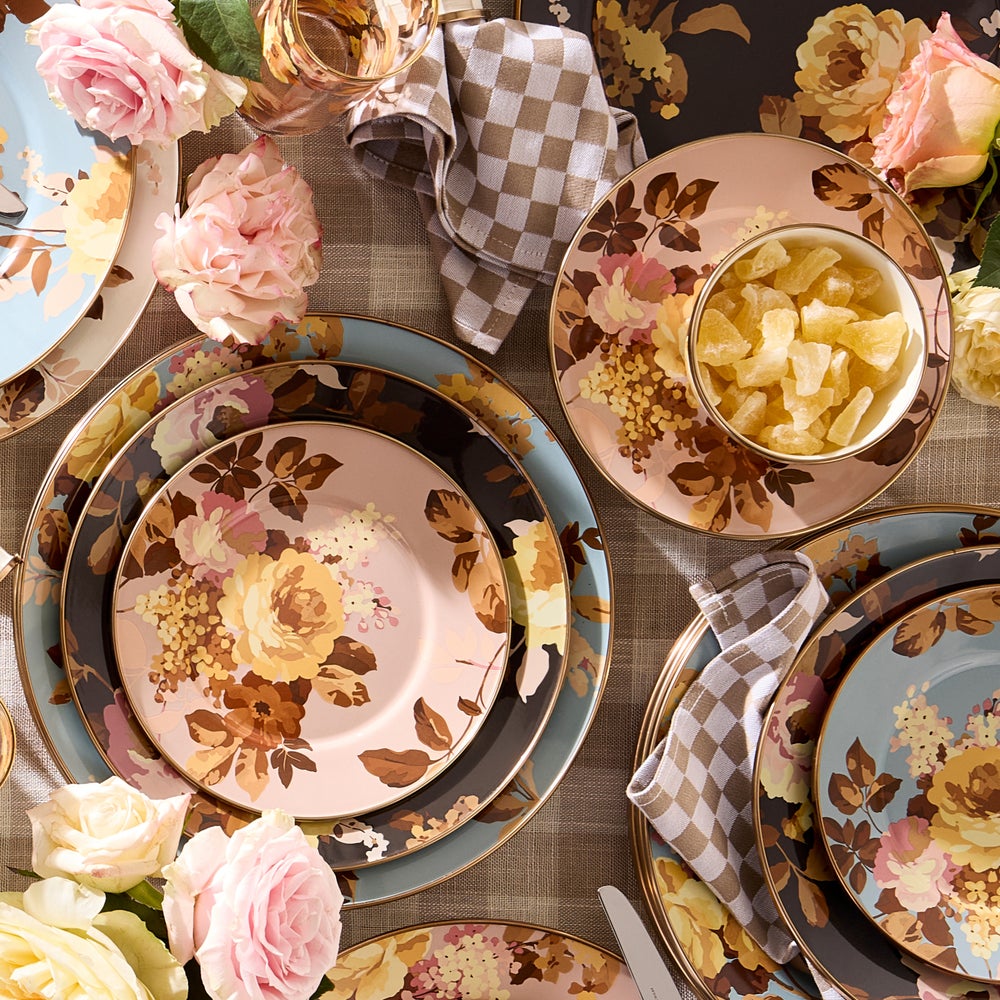 Mackenzie-chilllds Wild Rose Mauve Dinnerware - Image 16