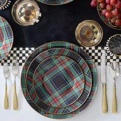 Alternative view of Mackenzie-chilllds Tartan Black Charger, Set of 4