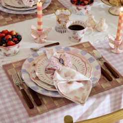 Alternative view of MACKENZIE-CHILDS Mackenzie-chilllds Pink Butterfly Hill Napkin Rings, Set of 4