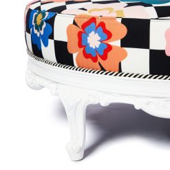 Alternative view of MACKENZIE-CHILDS Mackenzie-chilllds Outdoor Dolce Vita Jumbo Upholstered Ottoman