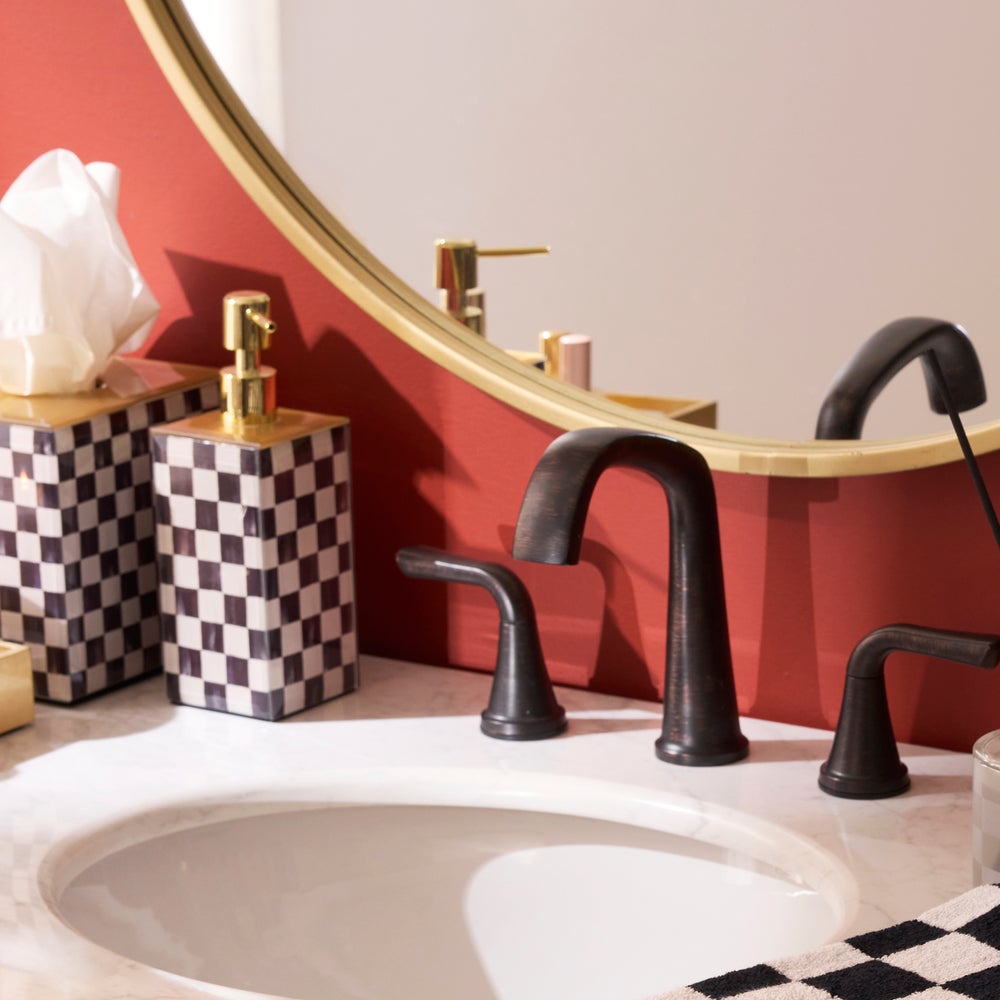 Courtly Check Glass Bath Collection - Image 15