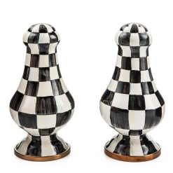 Alternative view of MACKENZIE-CHILDS Mackenzie-chilllds Enamel Salt & Pepper Shakers
