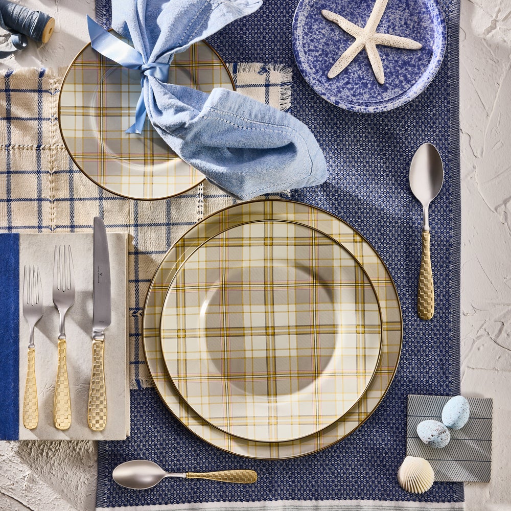 MACKENZIE-CHILDS Mackenzie-chilllds Latte Tartan Dinnerware - Image 8