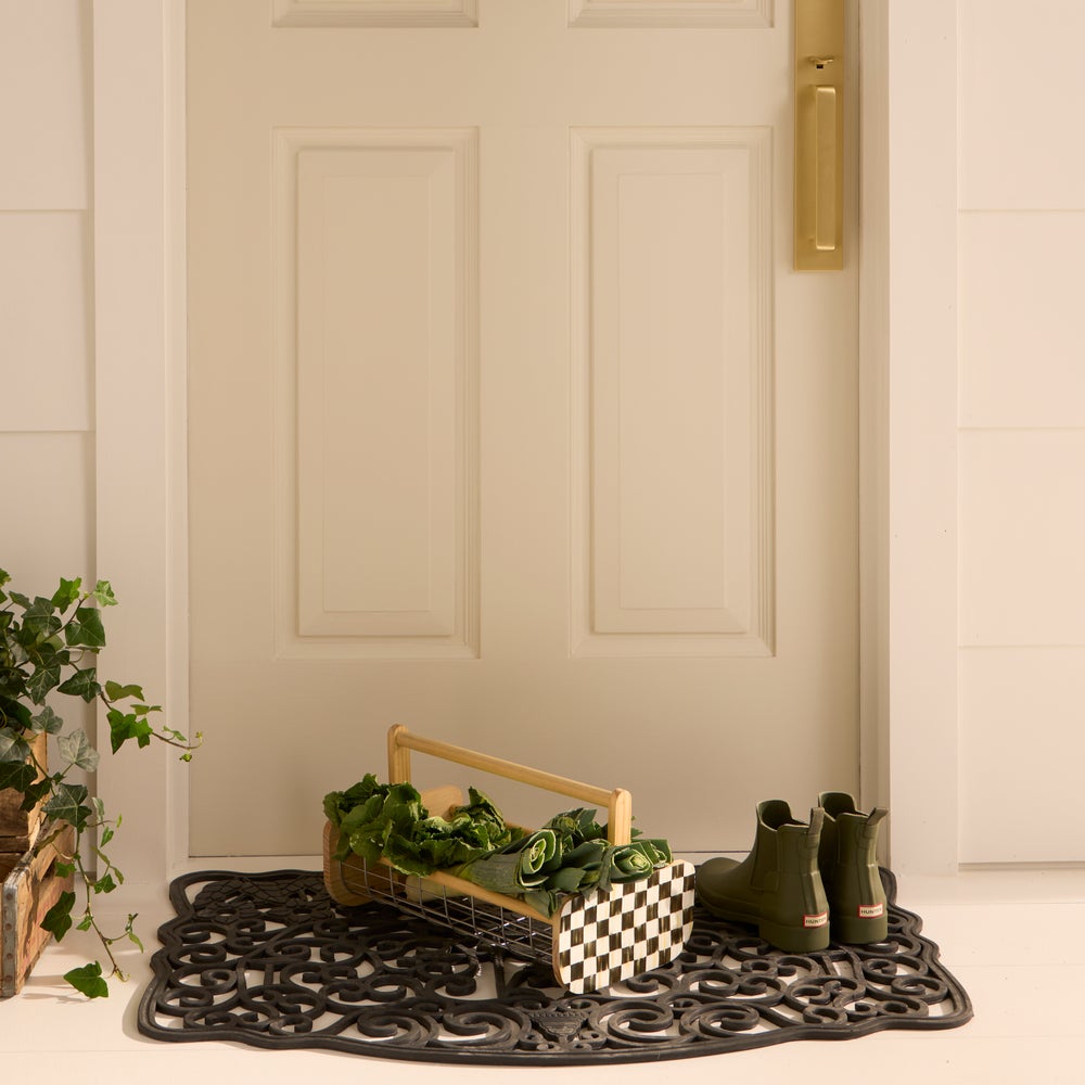 MACKENZIE-CHILDS Mackenzie-chilllds Mrs. Powers Rubber Door Mat