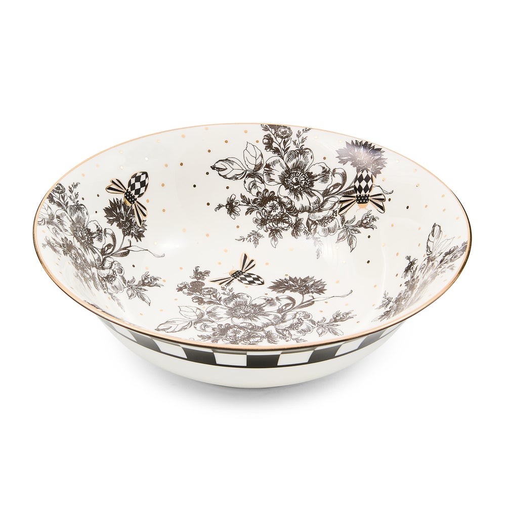 Bee Toile Serving Bowl - Image 3