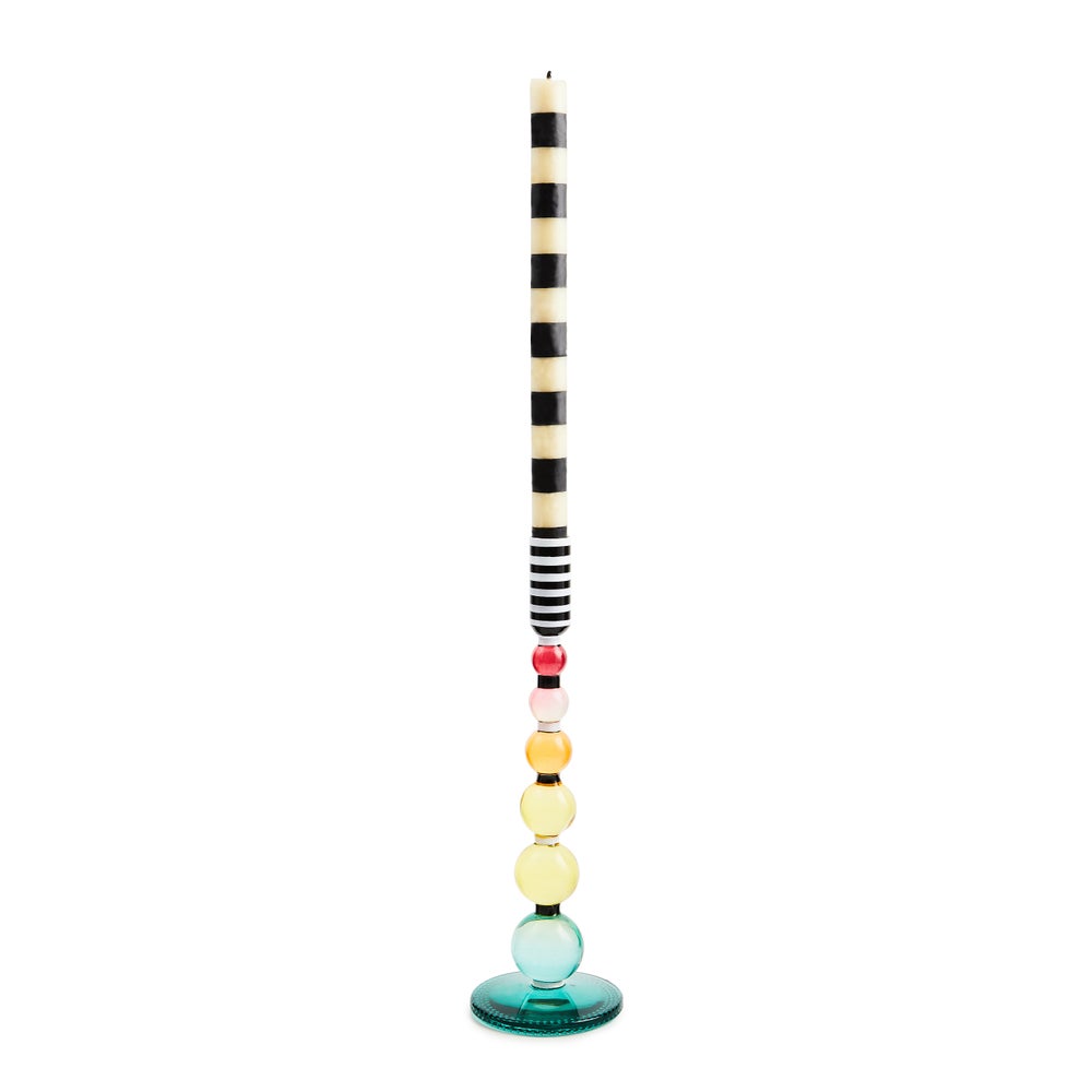 MACKENZIE-CHILDS Mackenzie-chilllds Fairy Tale Glass Candlestick - Image 5