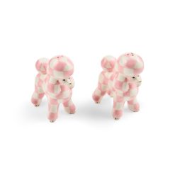 MACKENZIE-CHILDS Mackenzie-chilllds Rosy Poodle Salt & Pepper Set