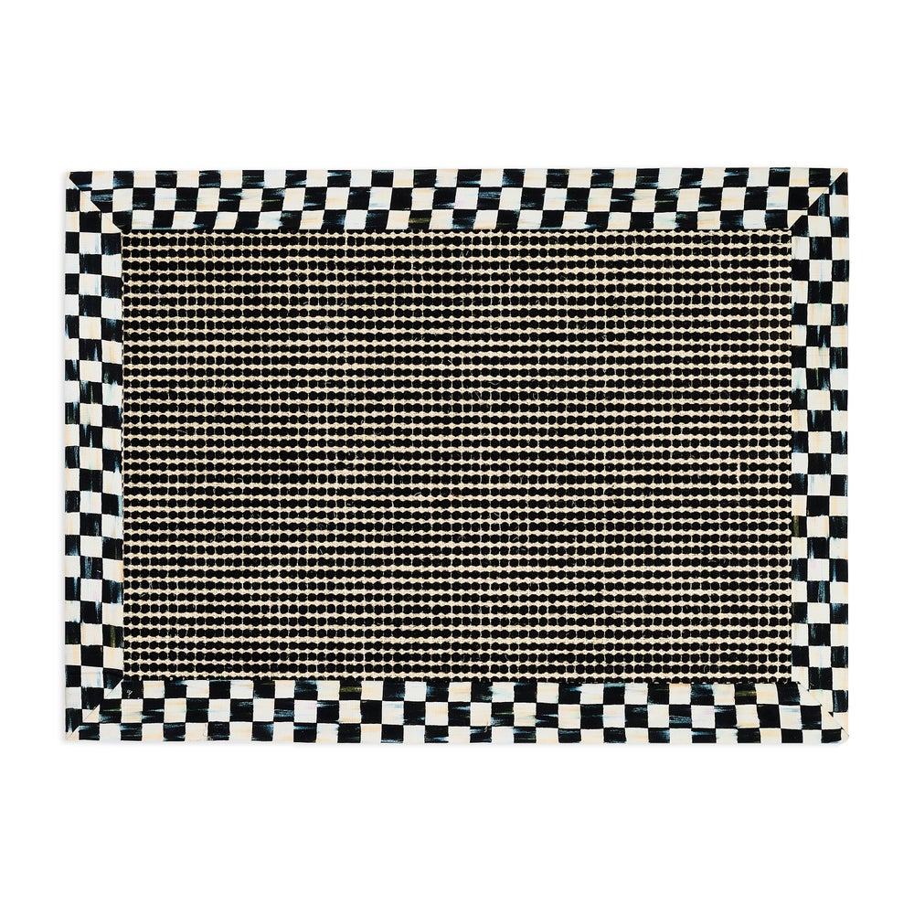 Courtly Check Sisal Dot Rug