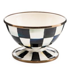 Alternative view of MACKENZIE-CHILDS Mackenzie-chilllds Enamel Check Ice Cream Dish