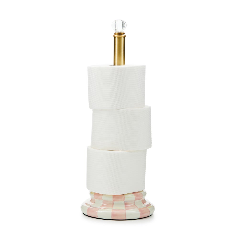 MACKENZIE-CHILDS Mackenzie-chilllds Rosy Check Enamel Bath Collection - Image 14