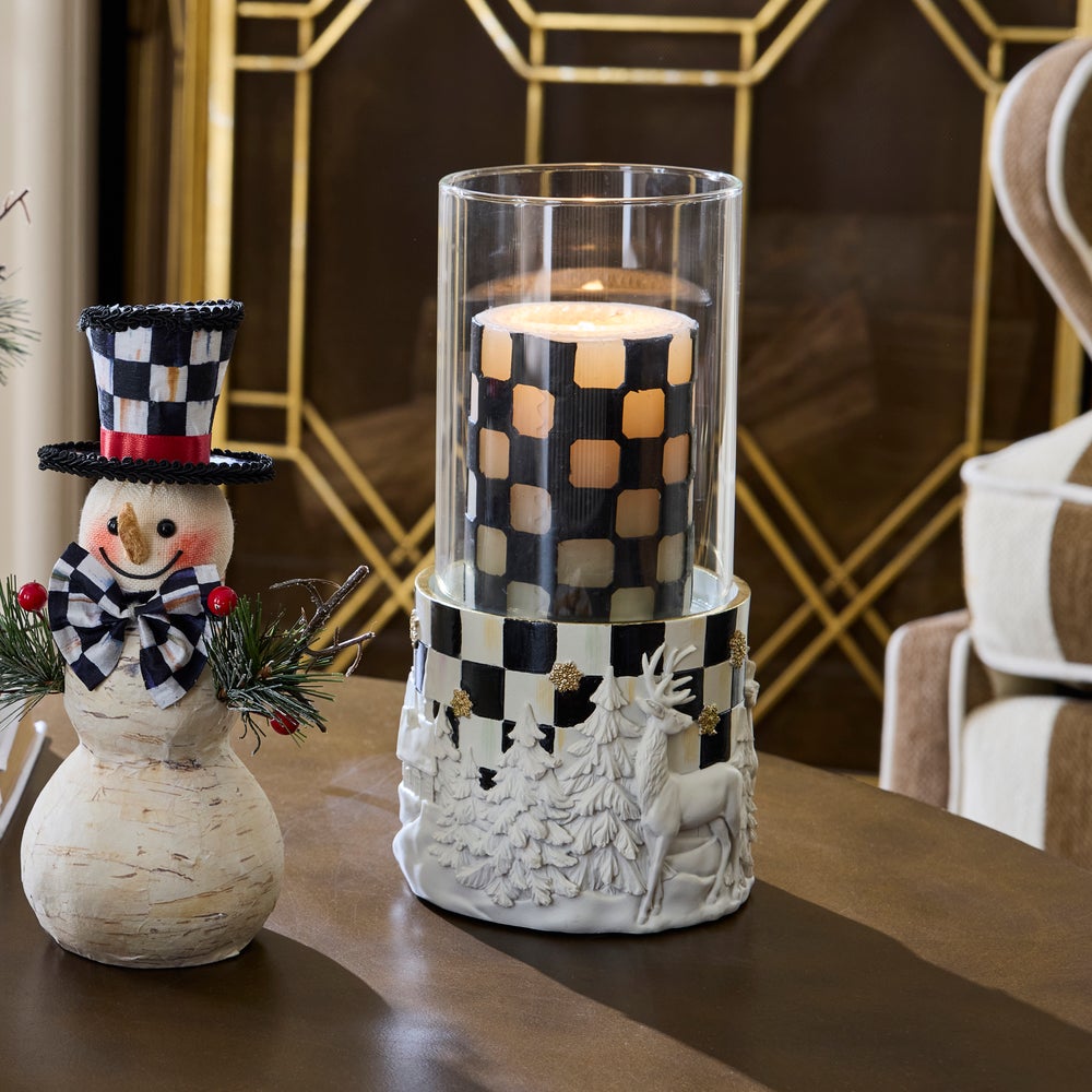Courtly Noel Pillar Candle Holder - Image 2