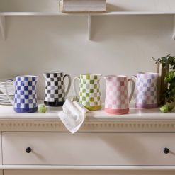 Mackenzie-chilllds Stoneware Check Pitcher