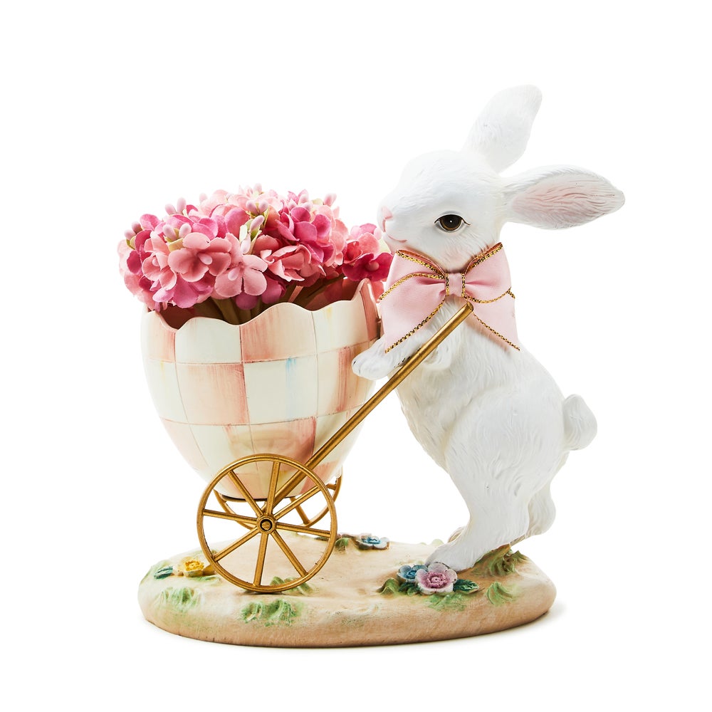 MACKENZIE-CHILDS Mackenzie-chilllds Rosy Meadow Bunny Egg Cart