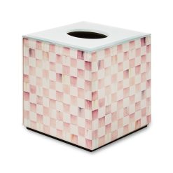 MACKENZIE-CHILDS Mackenzie-chilllds Rosy Check Glass Bath Collection