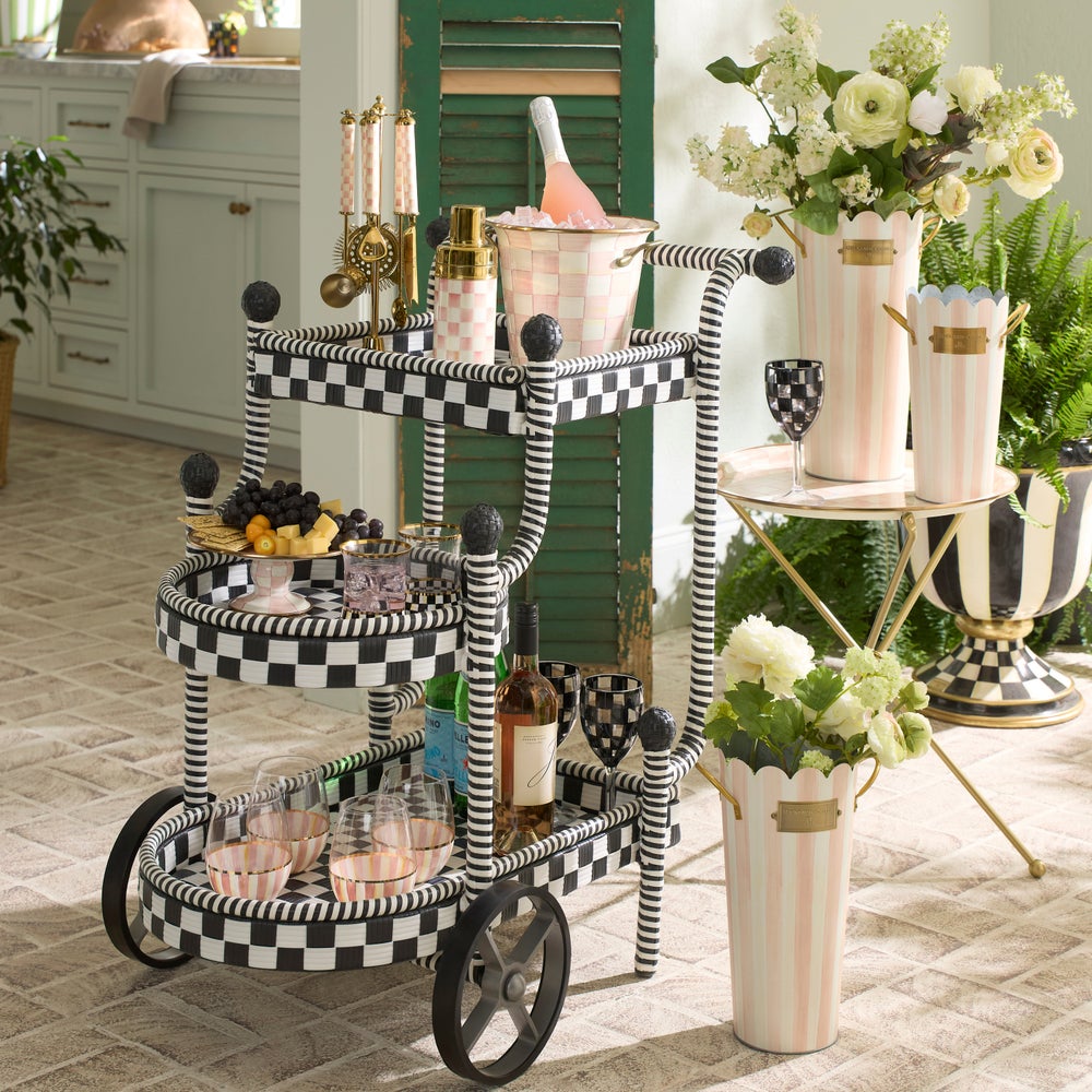MACKENZIE-CHILDS Mackenzie-chilllds Gambit Check Outdoor Furniture Collection - Image 12