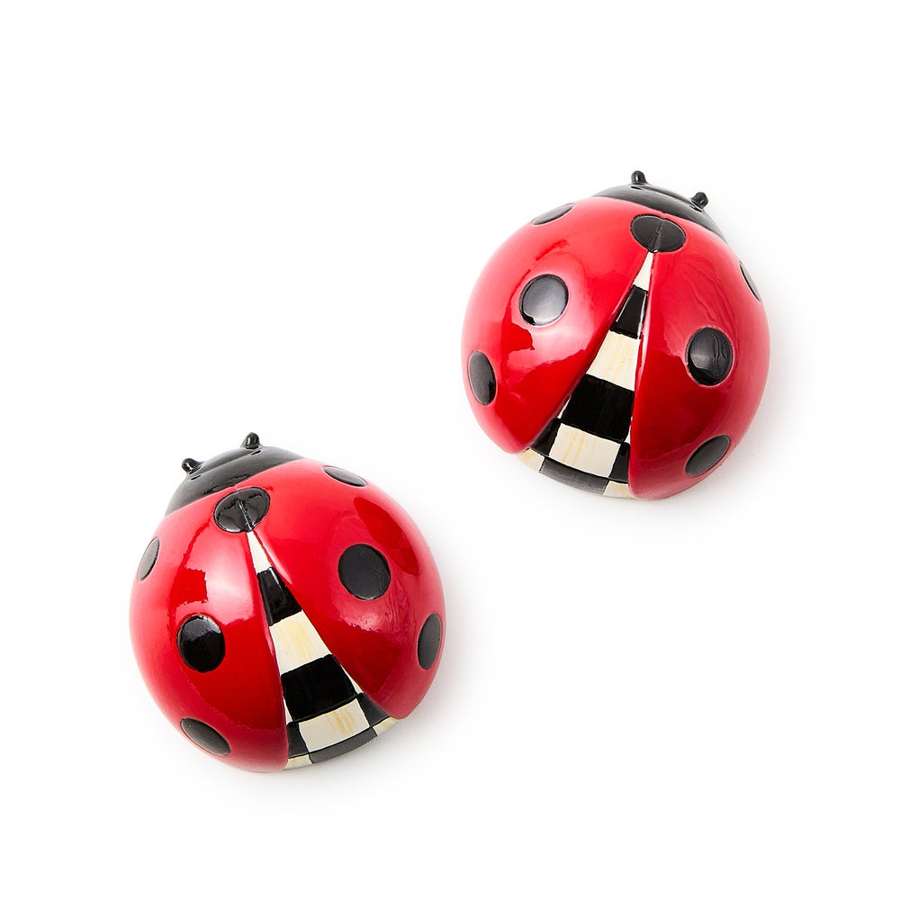 MACKENZIE-CHILDS Mackenzie-chilllds Lady Bug Magnets, Set of 2