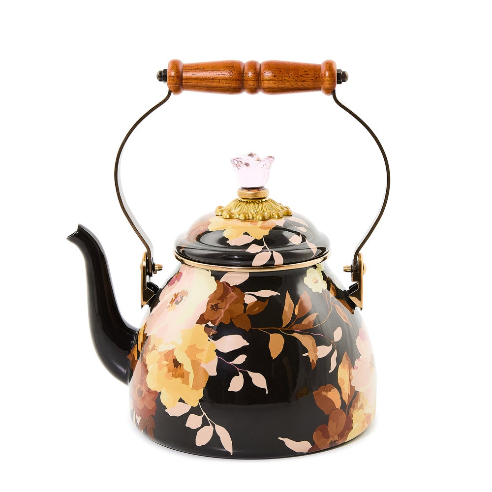 MACKENZIE-CHILDS Mackenzie-chilllds Floral Tea Kettle - Image 4