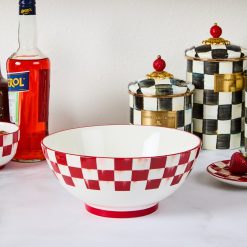 Alternative view of Cherry Check Serving Bowl
