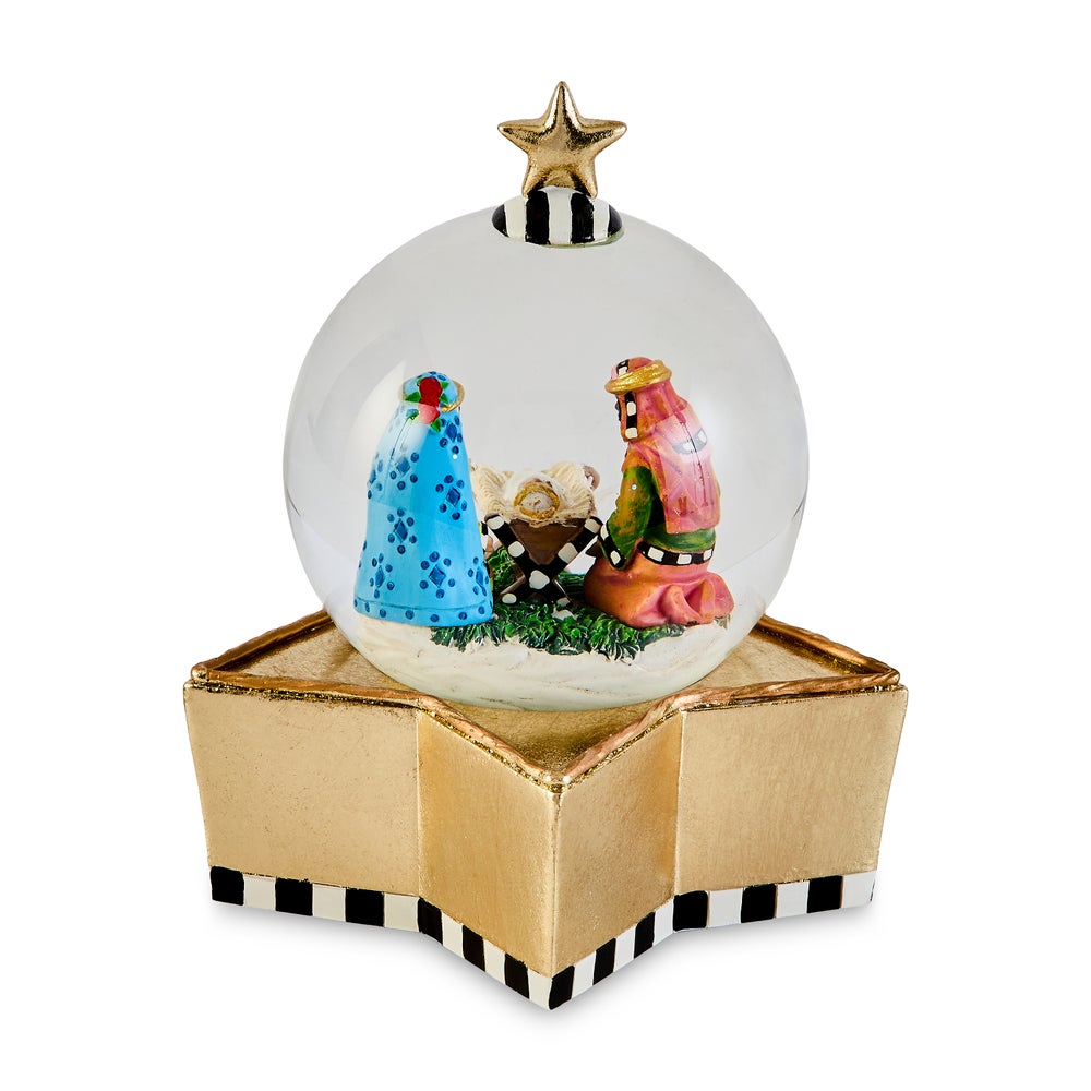 MACKENZIE-CHILDS Mackenzie-chilllds Patience Brewster Nativity Snow Globe - Image 5