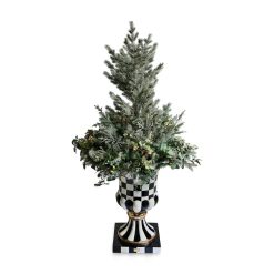 Alternative view of MACKENZIE-CHILDS Mackenzie-chilllds Holiday Spruce 28?? Urn Ring