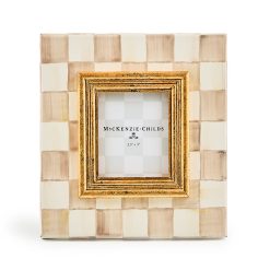 MACKENZIE-CHILDS Mackenzie-chilllds Mocha Check Frame