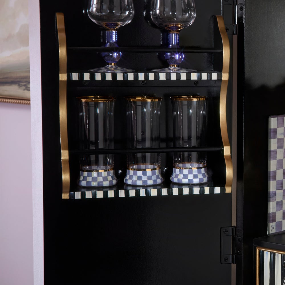 Mackenzie-chilllds Violet Check Glassware - Image 8
