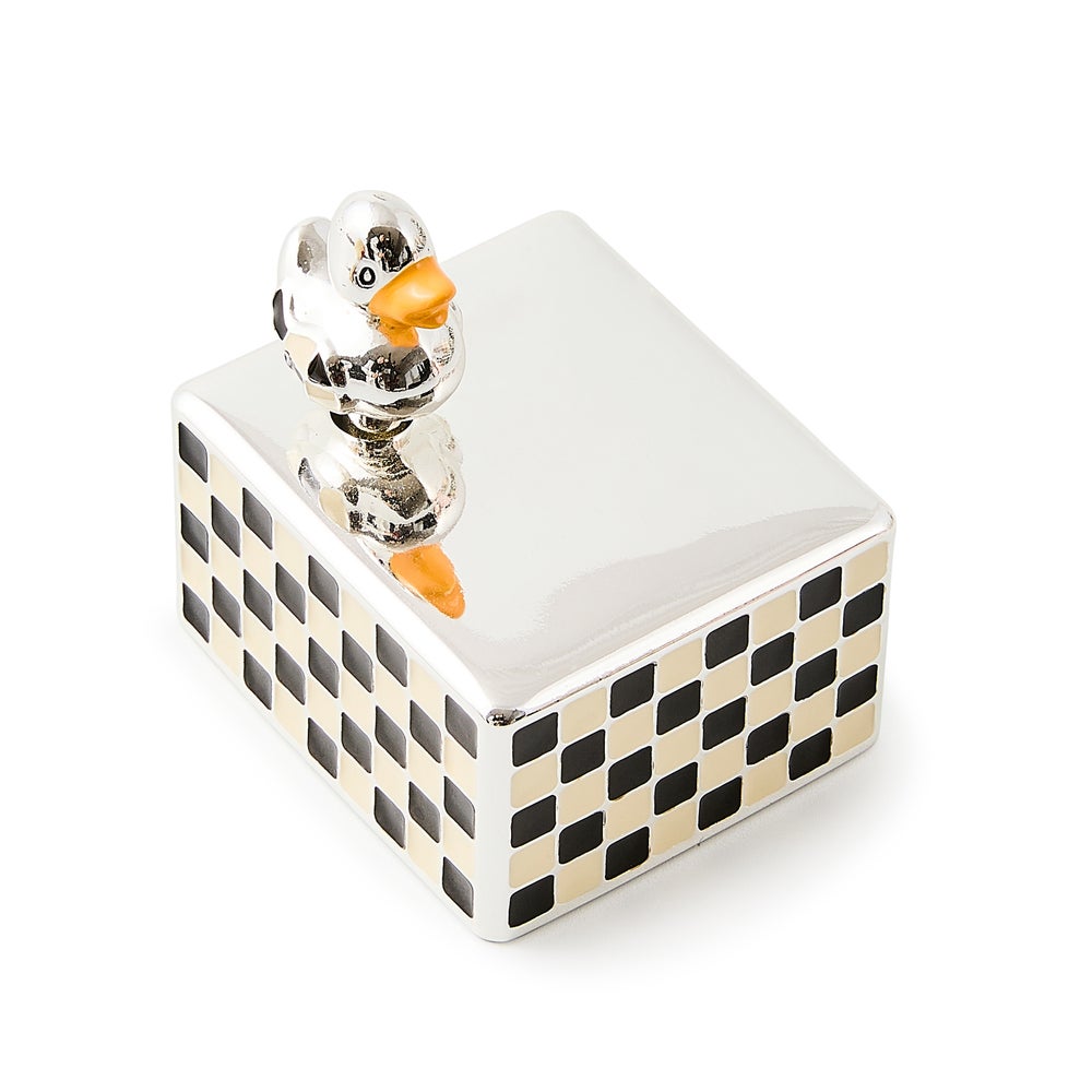 Duck Silver Plated Music Box - Image 2