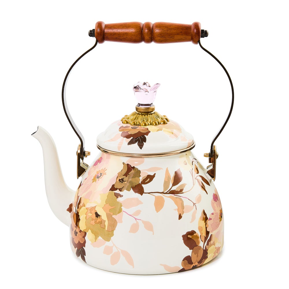 MACKENZIE-CHILDS Mackenzie-chilllds Floral Tea Kettle - Image 7