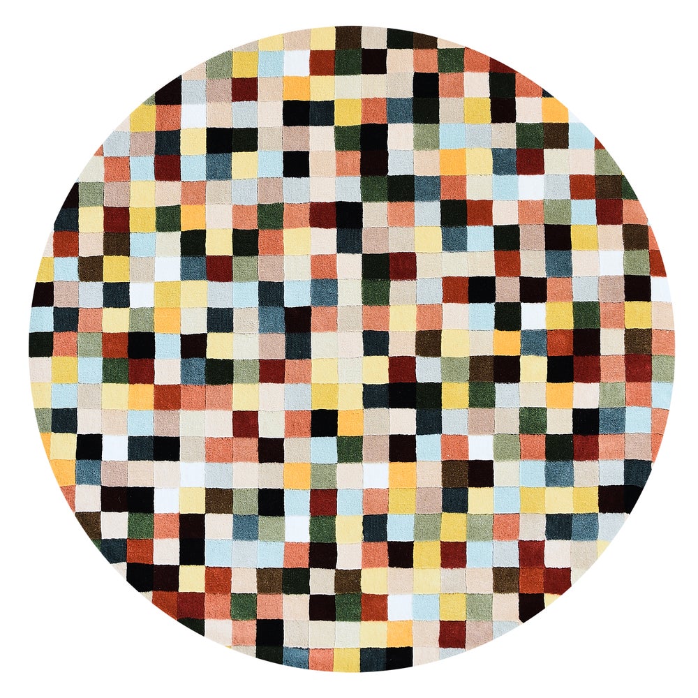 MACKENZIE-CHILDS Mackenzie-chilllds Multicolor Checkerboard Rug - Image 5