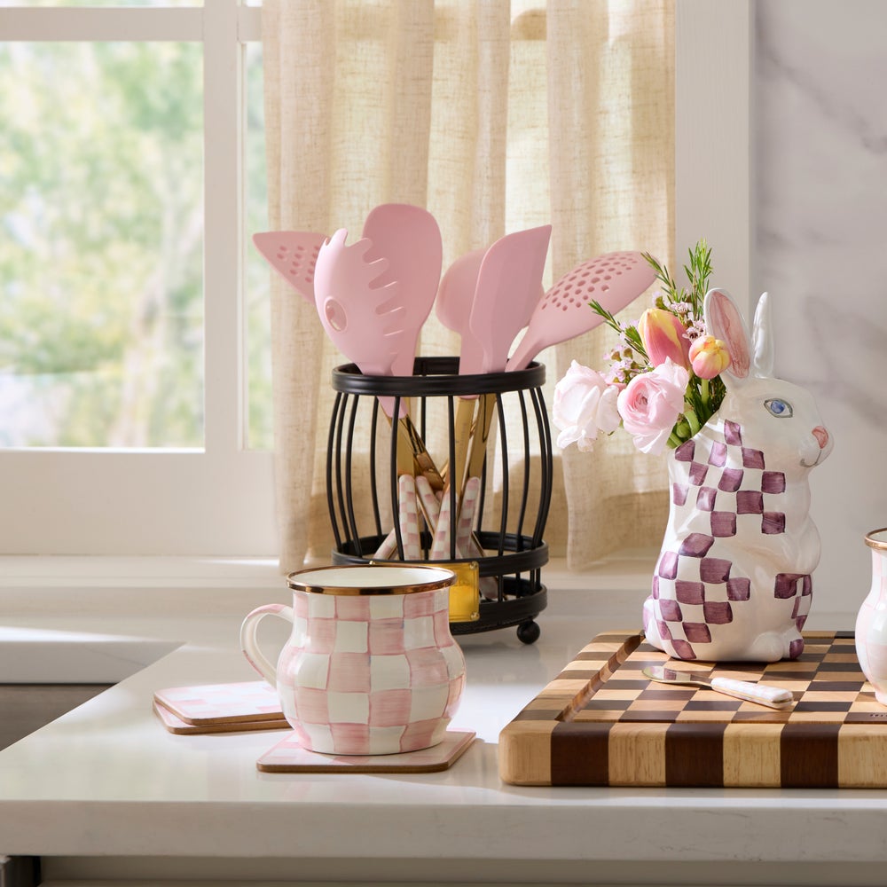 MACKENZIE-CHILDS Mackenzie-chilllds Rosy Check Kitchen Utensils - Image 8