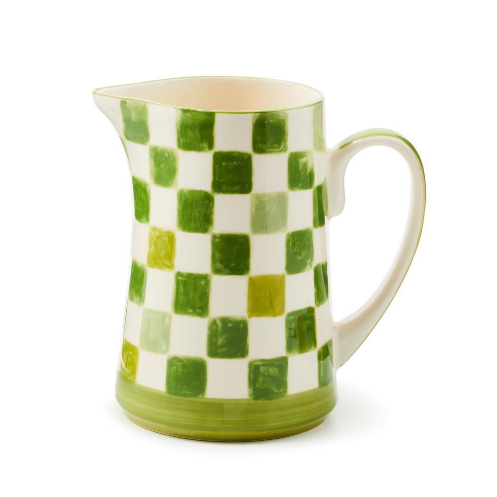 Mackenzie-chilllds Stoneware Check Pitcher - Image 4