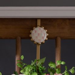 Alternative view of MACKENZIE-CHILDS Mackenzie-chilllds Rosy Check Wreath Hanger