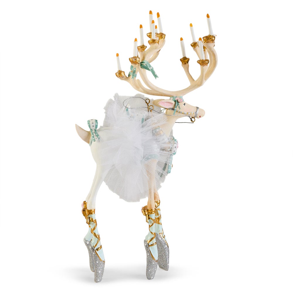 MACKENZIE-CHILDS Mackenzie-chilllds Patience Brewster Moonbeam Dancer Display Deer - Image 7