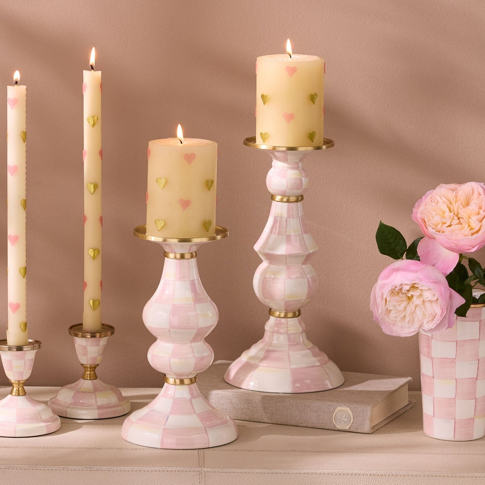 MACKENZIE-CHILDS Mackenzie-chilllds Enamel Pillar Candlestick Holder - Image 6
