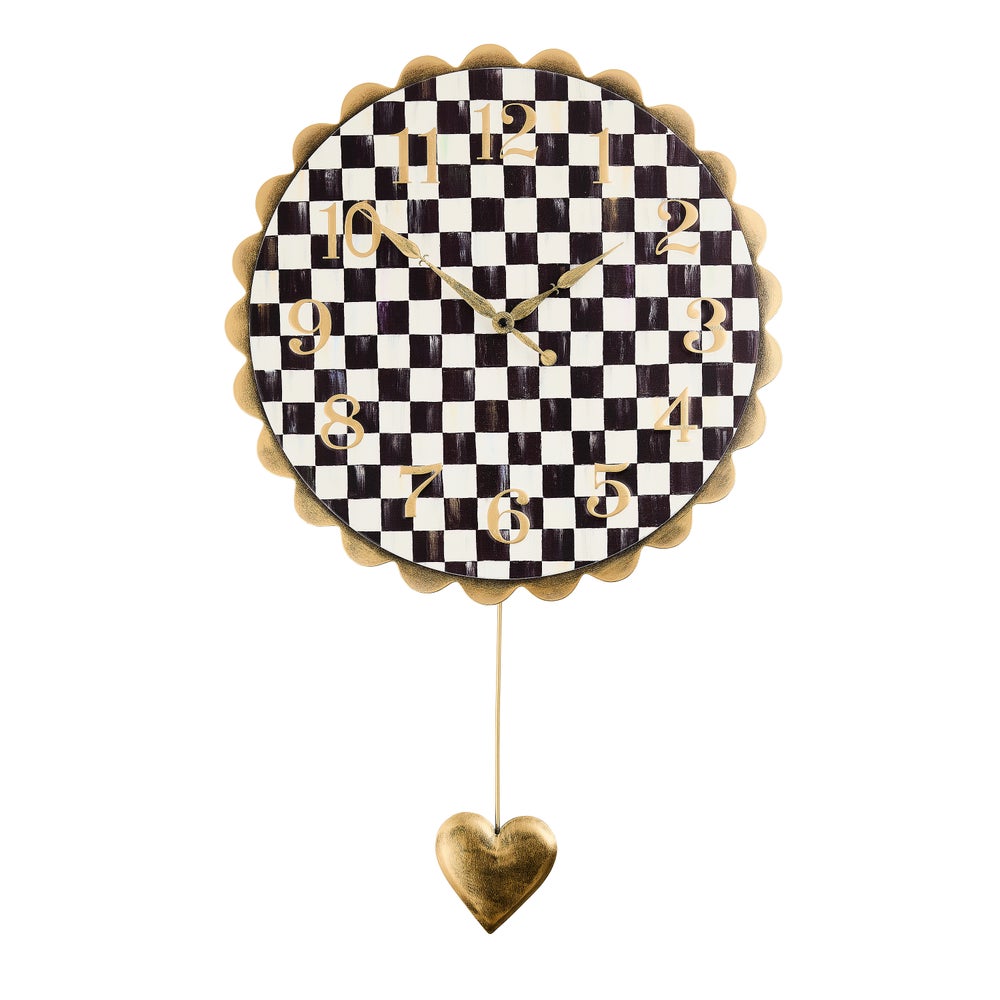 MACKENZIE-CHILDS Mackenzie-chilllds Heart Pendant Wall Clock - Image 3