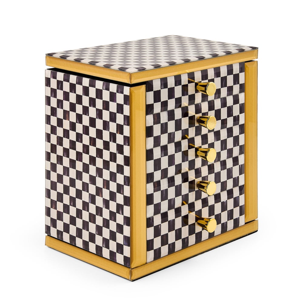 Courtly Check Jewelry Armoire - Image 3