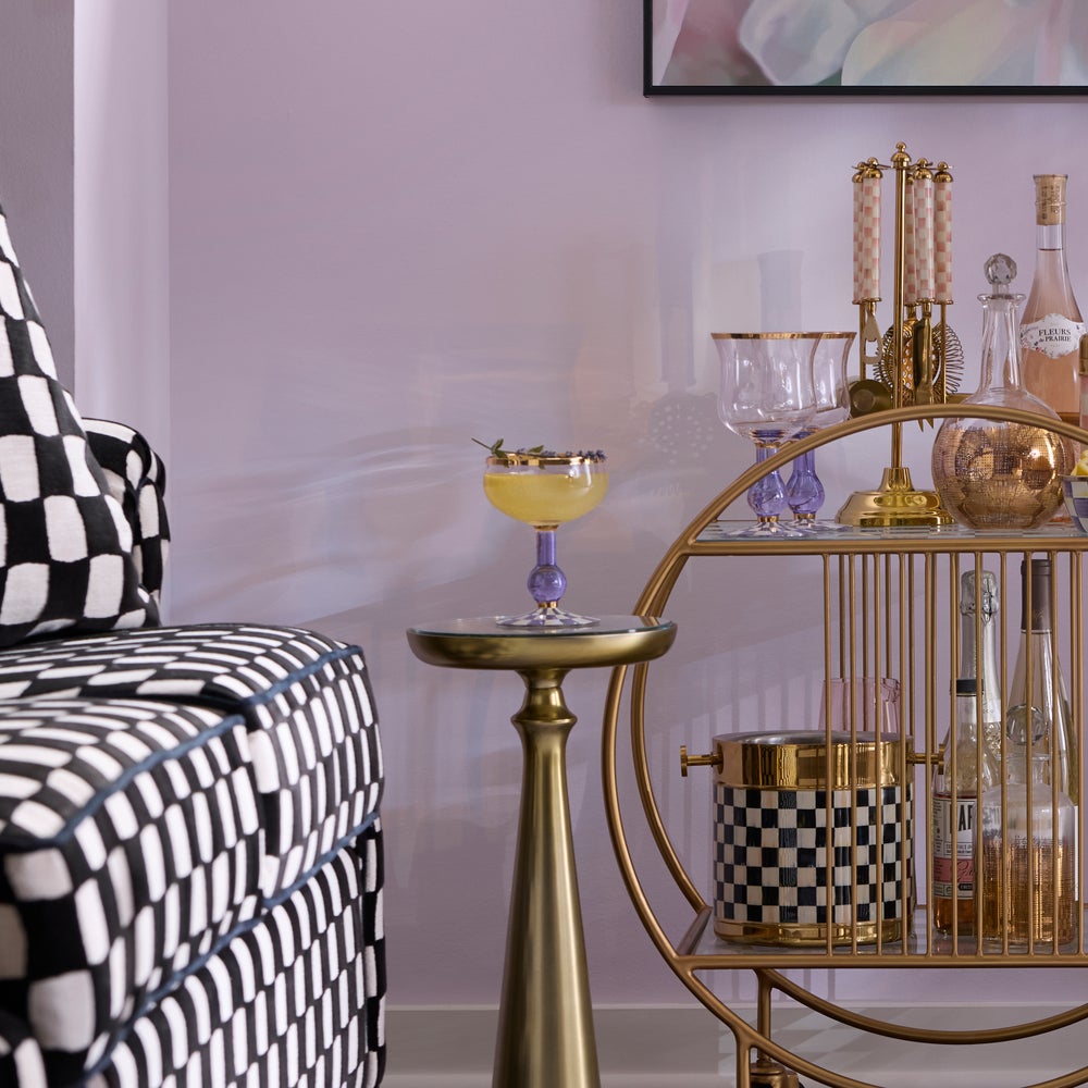 Mackenzie-chilllds Violet Check Glassware - Image 12