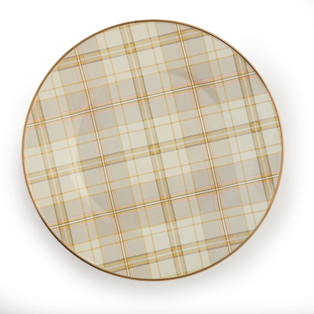 MACKENZIE-CHILDS Mackenzie-chilllds Latte Tartan Dinnerware - Image 2