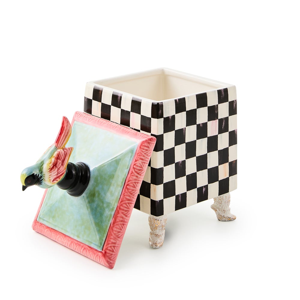 Courtly Check Birdy Trinket Box - Image 3