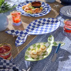 Alternative view of MACKENZIE-CHILDS Mackenzie-chilllds Go Fish Serving Platters, Set of 2