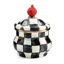 Alternative view of MACKENZIE-CHILDS Mackenzie-chilllds Enamel Lidded Sugar Bowl