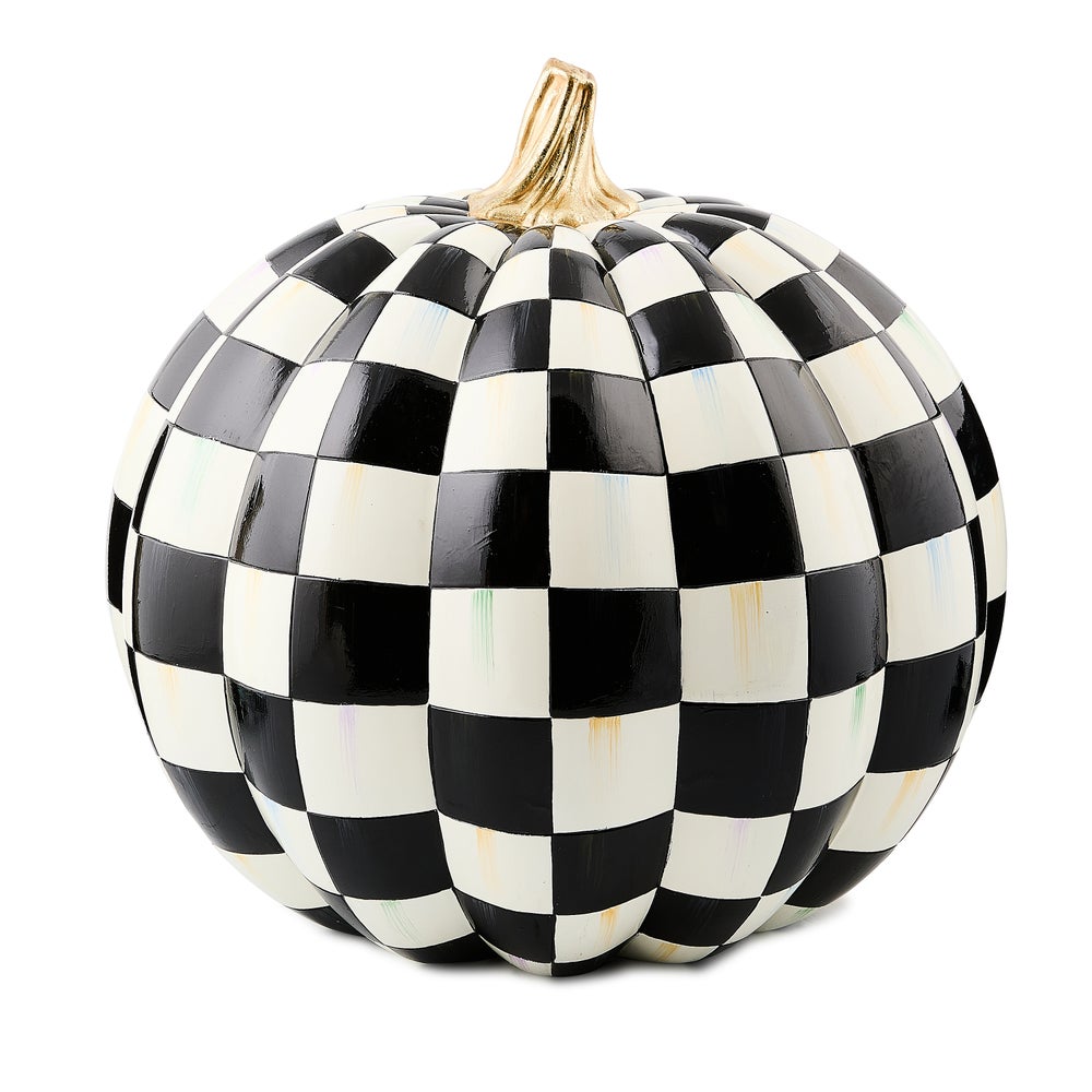 MACKENZIE-CHILDS Mackenzie-chilllds Halloween Illuminated Haunted House Pumpkin Scene - Image 2