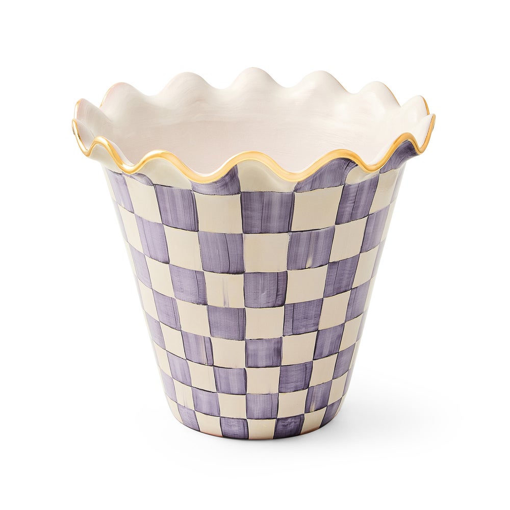 Check Ceramic Jumbo Garden Pot - Image 5